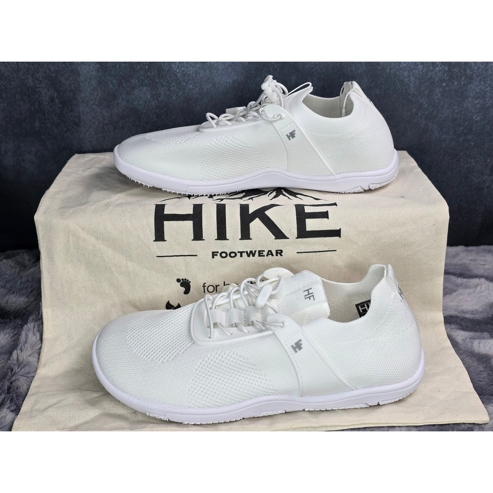 NWT Hike Footwear Theora Barefoot Sneakers White Minimalist WMNS Size 7 EU 37
